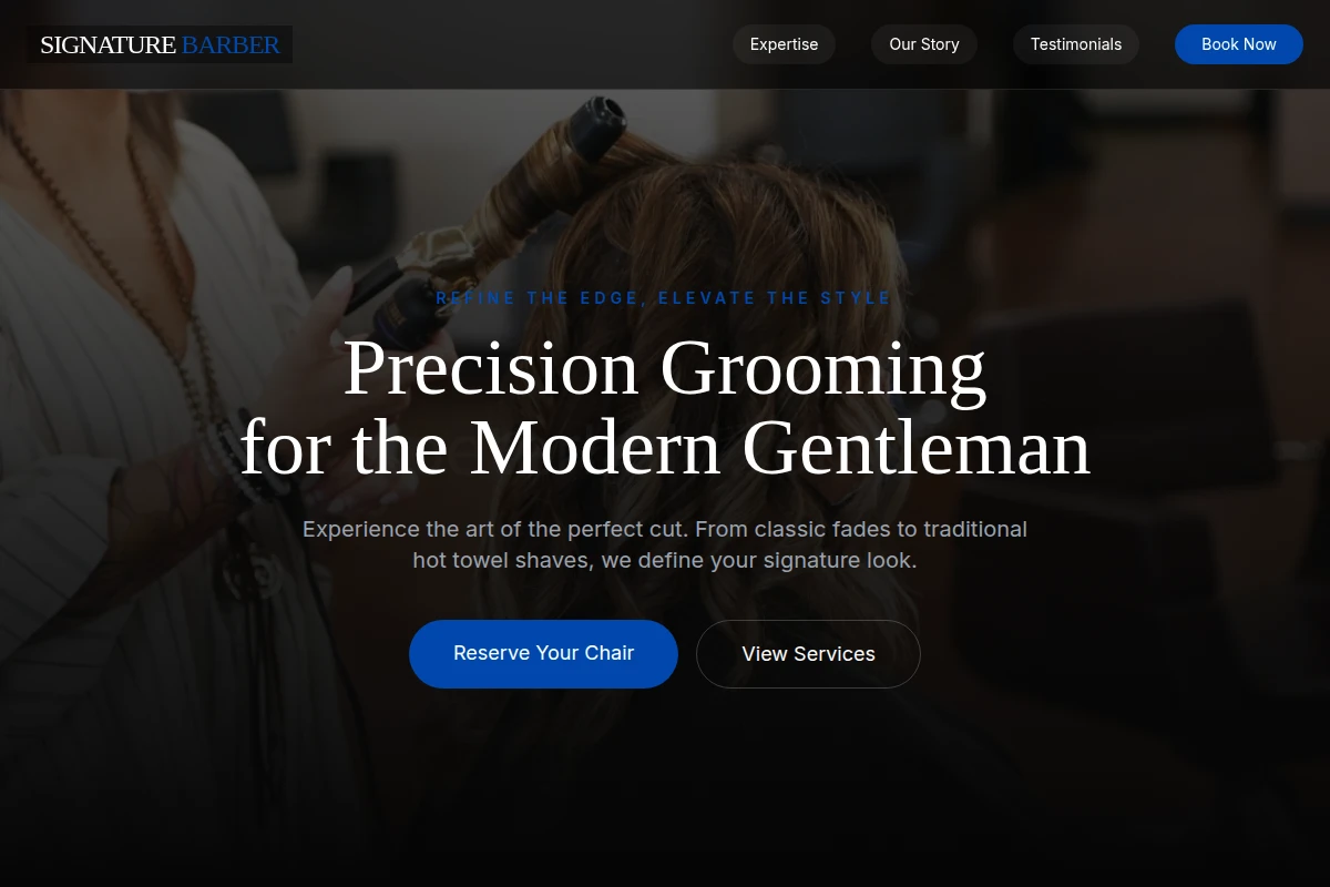 Signature Barbershop Hair Salon